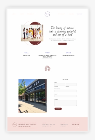Contact Page Curlhouse - Architecture