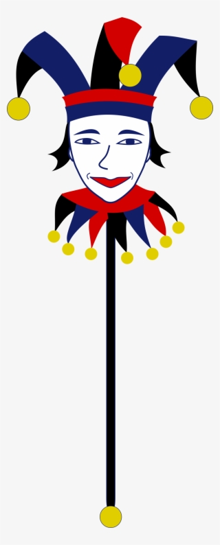 Jester Stick Clipart - Marotte Puppets