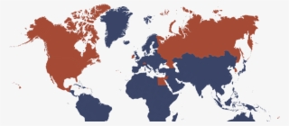 Regions 1-9 - Map World Countries Vector