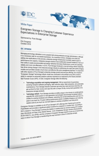 Evergreen Storage Is Changing Customer Experience Expectations - Big Money Rustlas (2010)