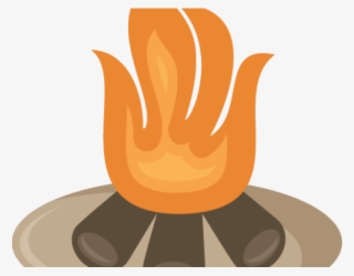 Camp Fire Clipart Vector - Woodland Campfire Clipart