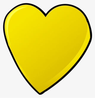 Yellow Heart Transparent Png - Heart