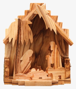 Olive Wood Jeurselum Nativity - Lumber