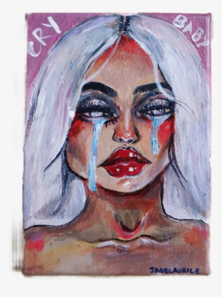 'cry Baby' A5 Canvas Jade Laurice