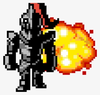 Walking Away From An Explosion - Pixel Art Undertale