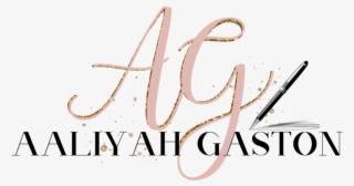 Aaliyah Gaston Logo 4 Transparent Copy - Calligraphy