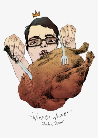 Chicken Dinner Png - Illustration
