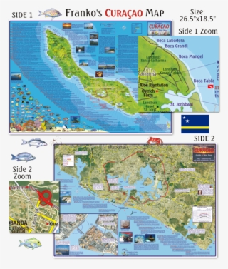 Curacao Dive Map