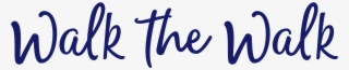 Walk The Walk Counseling Llc - Calligraphy