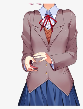 Silverwolf9300's Fiddling-fingers Natsuki Sprite But - Ddlc Sprites Natsuki