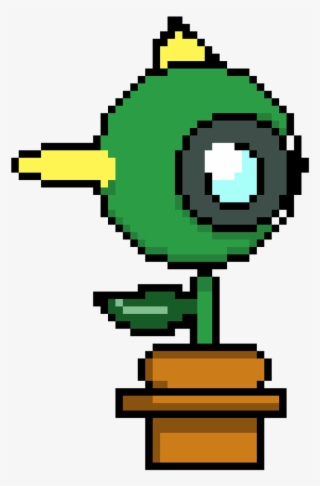 A Proto-sprite Of The Scrapped Cacteye Monster - Cartoon