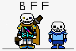 Bff - Minecraft Undertale Ink Sans Pixel Art