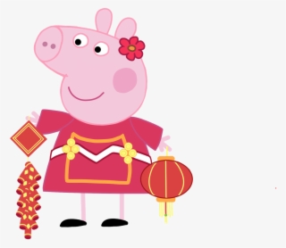 Peppa Pig Family Playing With Mud - Cartoon