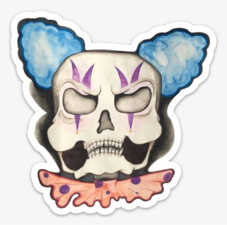 Image Of Creepy Da' Clown - Skull
