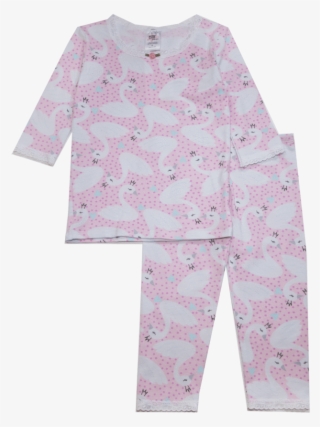 Swan 3/4 Sleeve And Leggings Pjs - Pajamas