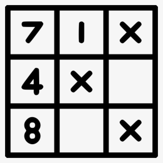 Sudoku Puzzle Math Riddle Svg Png Icon Free Download - Sudoku Icon