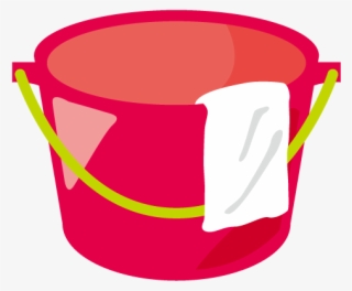 Banner Black And White Stock Bucket Clip Art Cartoon - Un Balde Animado