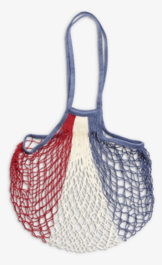 Tricolor Mesh Shopping Bag - Shoulder Bag