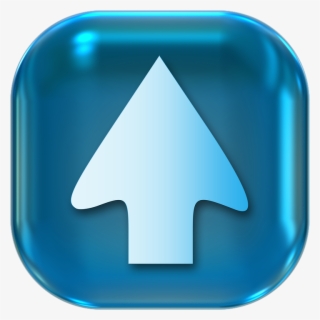 Direction Clipart Teal Arrow - Boton Flecha Arriba Png