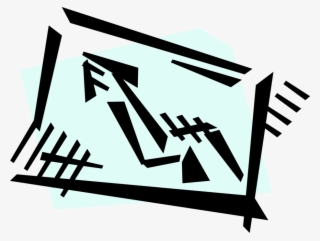 Vector Illustration Of Direction Arrow On Traffic Street