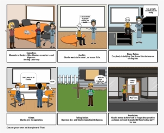 Flowers For Algernon Project - Flowers For Algernon Storyboard