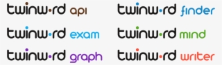 Twinword Product Logos - Graphic Design