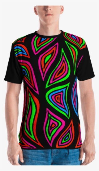 Numin Looks Color Drops All Over Cut & Sew Men's T - Shirt