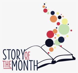 Story Of The Month - Open Book Clip Art