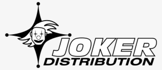 Joker Distribution Logo Black And White - Joker Vector