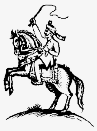 Horse And Rider Indian Election Symbol - Mane