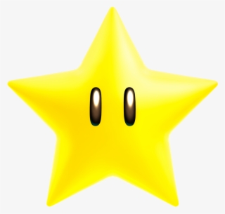 Star Png Mario - Star In Yellow Colour