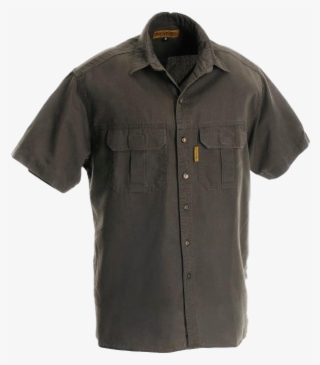 Short Sleeve Traditional Safari Shirt, Serengeti 100% - Pocket