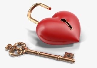 Heart Key Png Hd - Key