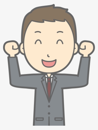 Clipart - 困る ビジネス マン イラスト