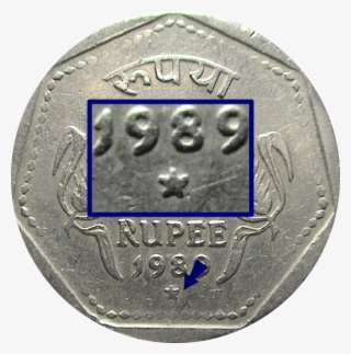 Star Below The Date - Hyderabad Mint Coins India