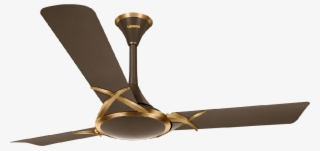 1200 Mm Deltoid Espresso Gold Ceiling Fan - Ceiling Fan