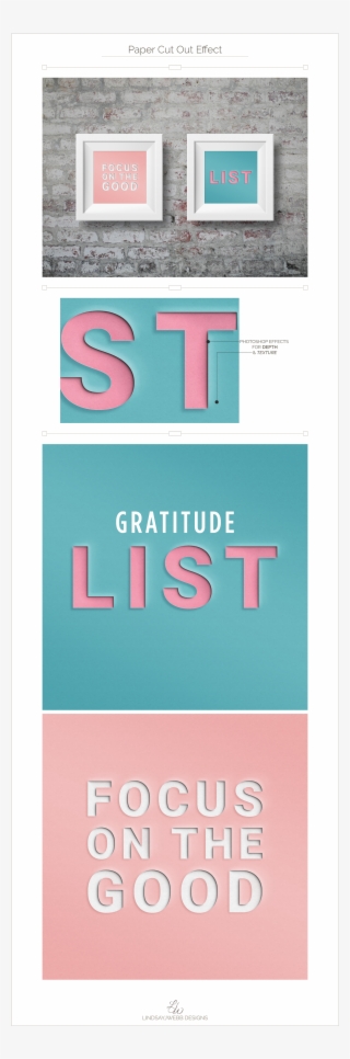 Combination Of Layer Styles And Effects In Adobe Photoshop - Number