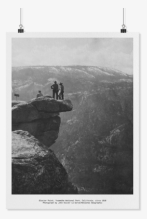 Yosemite Glacier Point National Geographic Poster - Enduring Vision: A History Of The American People [book]