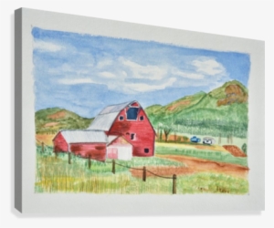 Red Barn Landscape - Library