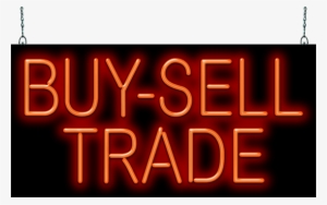 Buy-sell Trade Neon Sign - Buy Sell Trade Sign Png