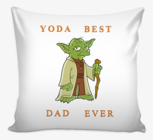 Starwars Pillow Cover Yoda Best Dad Ever - Pitbull Yoga