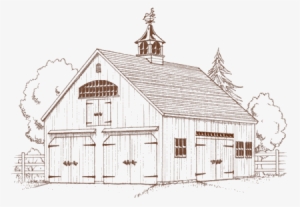 22' X 36' Barn Model On Display - Timber Framing