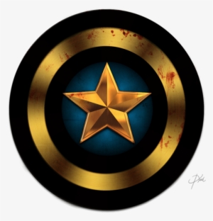 Black Captain America Shield