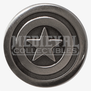 Deluxe Captain America Shield Lapel Pin - Marvel Captain America Shield Deluxe Pewter Lapel Pin