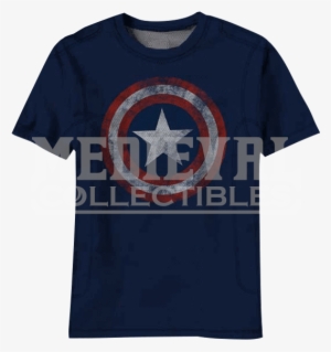 Faded Captain America Logo Kids T-shirt - T-shirt