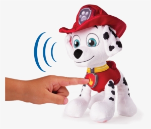 Paw Patrol Sprech Plüschfigur Marshall Paw Patrol Bei - Paw Patrol Deluxe Talking Marshall Plush [real Talking]