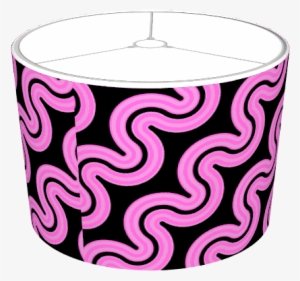 Pink Wavy Lines - Candle