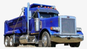 Services - Dump Truck Blue Png
