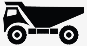Dump Truck, Construction, Rigid, Truck Icon - Construction