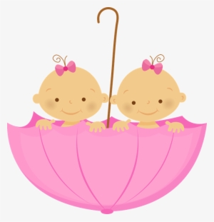 Clip Freeuse Library Gr Vida E Beb Minus S Im - Twin Girls Clipart
